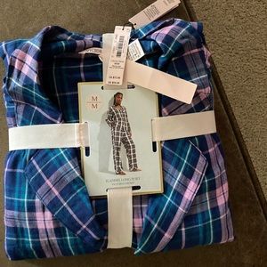 Victoria’s Secret Long Flannel Pajamas
